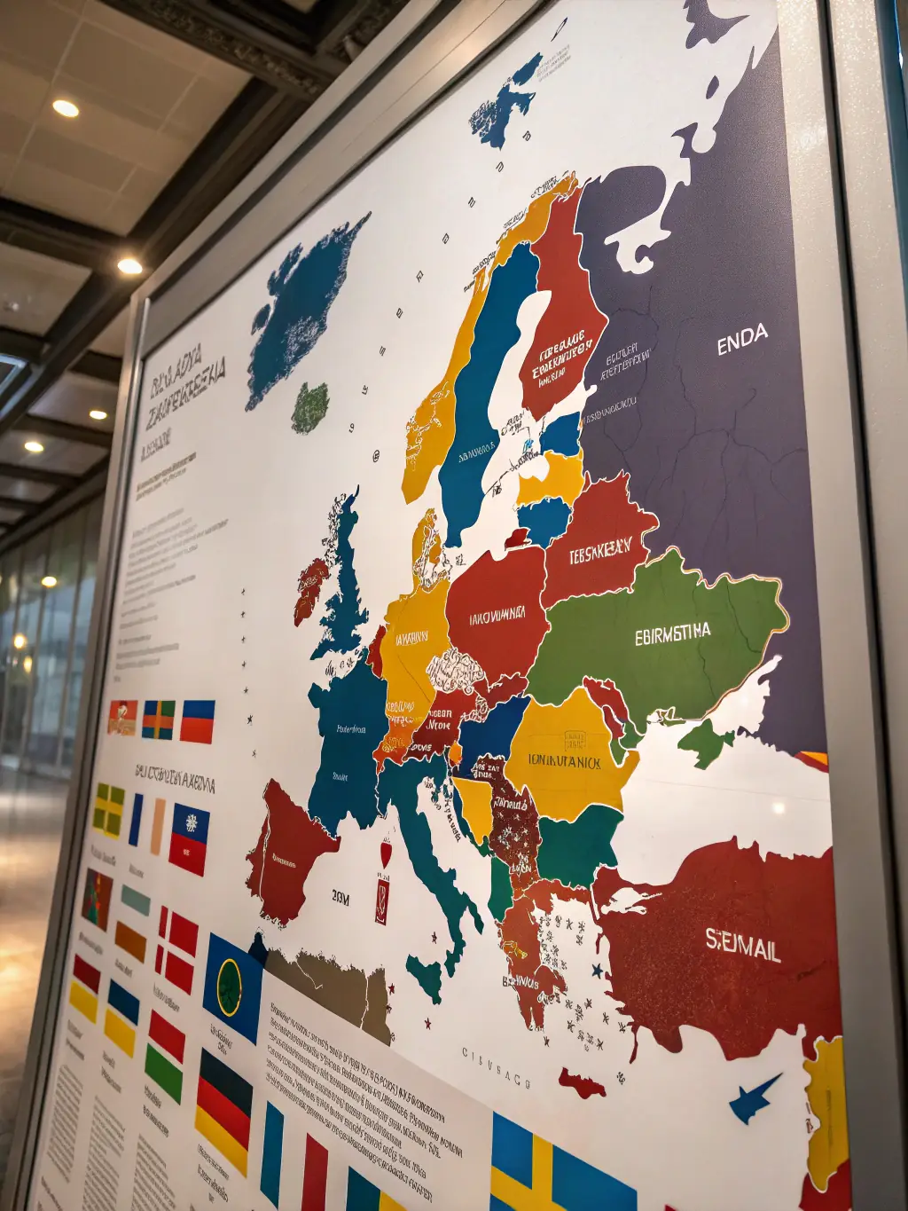 A detailed map highlighting key regions in Europe, North America, and Asia, representing the geographical coverage of import services.